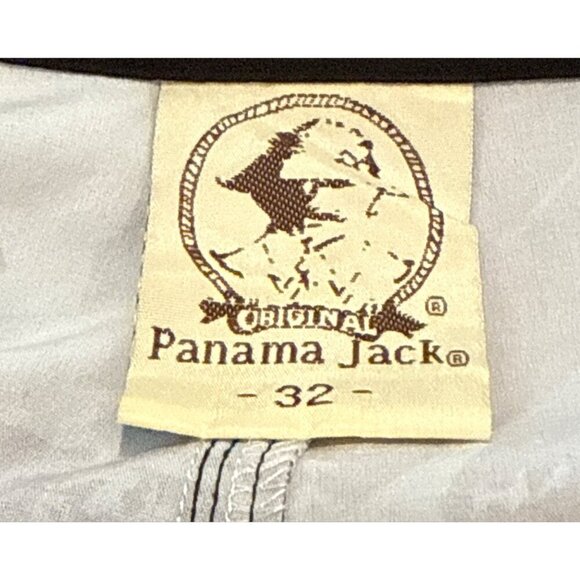 Panama Jack Men's Board Shorts Black Blue Tie Pockets Floral Swim Size 32 NWOT - Picture 5 of 6